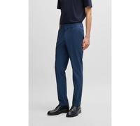 BOSS Pantaloni slim fit in tessuto softshell elasticizzato ideale per viaggiare - Style P-Genius-WG-PK-251F, 50538652 Blu 46
