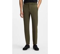 BOSS Pantaloni slim fit in tessuto tecnico elasticizzato in quattro direzioni - Style T_Commuter-Slim, 50534303 Verde scuro 44