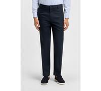 BOSS Pantaloni straight fit in lino - Style C-Kent-GW-P, 50561800 Blu scuro 38/34