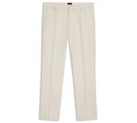 BOSS Pantaloni straight fit in twill di misto cotone - Style C-Kent, 50551426 Bianco 36/30