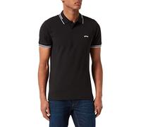 BOSS Paul Curved Polo, Black1, M Uomo