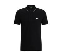 BOSS Polo slim fit in piqué di cotone con logo tono su tono - Style Paule 4, 50506195 Nero XXL