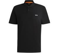 Polo BOSS Interlock manica corta nero - XL