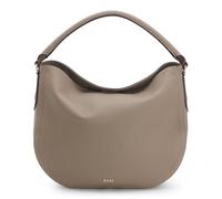 BOSS Pelle borsa a tracolla Lenah New Shoulder Bag Open Brown grigio talpa