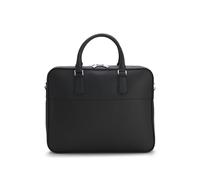 BOSS Pelle borsa da ufficio con scomparto per laptop New Crosstown WI Document Case Black nero