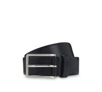 BOSS Pelle cintura Erman-L Sz35 Leather Belt W115 Navy blu scuro