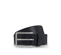 BOSS Pelle cintura Erman-L Sz35 Leather Belt W120 Navy blu scuro