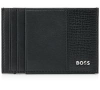BOSS Pelle portacarte New Crosstown Card Wallet Black nero