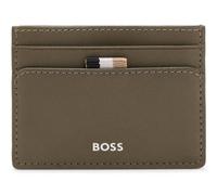 BOSS Pelle portacarte Zair Card Holder Open Green cachi