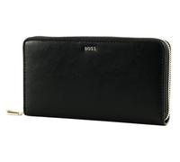 BOSS Pelle portafoglio Numah Ziparound Wallet Black nero