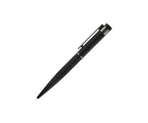 BOSS Penna a sfera nera con lavorazione a griglia e rifinitura con logo - Style Ballpoint pen Loop Bauhaus Black, 58465126 Nero pz.