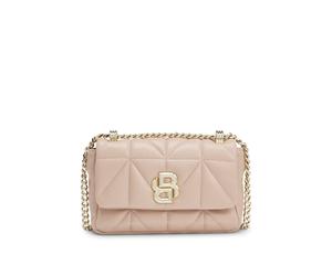 BOSS Piccola borsa a spalla trapuntata con monogramma Double B - Style B_ICON S Sh. Bag QN, 50557965 Rosa chiaro pz.