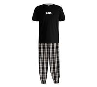 Boss Pigiama da Uomo Loungewear Nightwear Easy Long Set T-Shirt, Nero, L