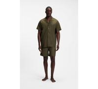 BOSS Pigiama regular-fit corto in popeline elasticizzata - Style Chris Short Set, 50567001 Verde L