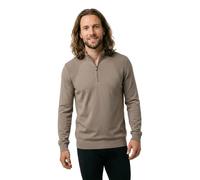 BOSS Maglione in misto cotone con colletto con zip - Style KN_Momentum-Lite MZ, 50558352 Marrone chiaro S