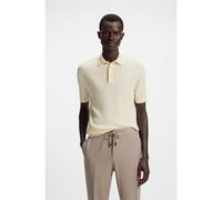 BOSS Polo a trecce in seta e cotone - Style L-Incanto, 50543207 Colore neutro XL