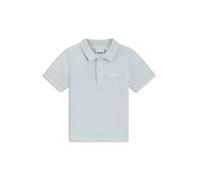 BOSS Polo bambini in piqué di cotone con logo stampato - Style J52713/79102A, J52713 Celeste 74