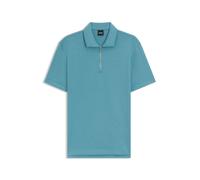 BOSS Polo con colletto con zip e trama piqué - Style H-Paras 57, 50544091 Celeste L