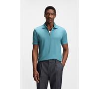 BOSS Polo con colletto con zip e trama piqué - Style H-Paras 57, 50544091 Celeste M