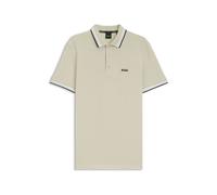 BOSS Polo con colletto rialzato e punta Paddy BOSS Regular Fit xxxxlarge crema