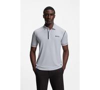 BOSS Polo da golf attiva Paddy in tessuto ripstop - Style Paddytech GOC, 50543352 Grigio chiaro M