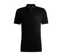 BOSS Polo da Uomo Passenger Slim Fit in Cotone Elasticizzato con Logo Toppa, Nero1, XXL