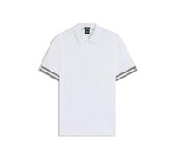 Boss Polo da Uomo Zone, 100 Bianco, XS
