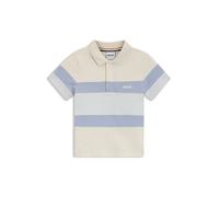BOSS Polo in cotone elasticizzato bambini con righe grosse a blocchi di colore - Style J52881/21C02A, J52881 Beige chiaro 94