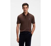 BOSS Polo in cotone mercerizzato con monogramma Double B - Style C-Parris 01, 50555829 Marrone scuro S