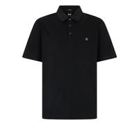 Boss - Polo in Cotone Mercerizzato con Monogramma Double B - - Tops - Uomo - Nero - M