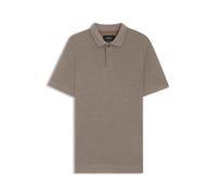 BOSS Polo in lana e seta con bottoni in madreperla - Style L-Perry 113, 50553161 Marrone XL