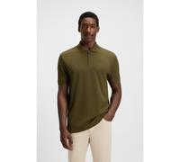 BOSS Polo in maglia con colletto con zip e lavorazione a nido d'ape - Style H-Paras 120, 50536768 Oliva L