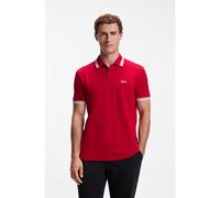 BOSS Polo in piqué di cotone con dettagli logo - Style Paddy, 50469055 Rosso L