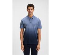 BOSS Polo in piqué di cotone con effetto dégradé - Style Pe_Gradient_IN, 50559061 Blu XXL