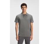 BOSS Polo in piqué di cotone con logo stampato - Style Prime, 50507813 Grigio XL