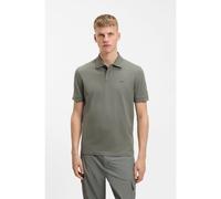 BOSS Polo in piqué di cotone con logo stampato - Style Prime, 50507813 Grigio XXL