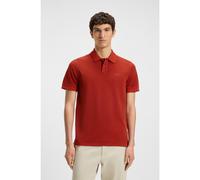 BOSS Polo in piqué di cotone con logo stampato - Style Prime, 50507813 Rosso S