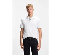 BOSS Polo in piqué di cotone con logo - Style Prime, 50507813 Bianco 4XL
