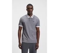 BOSS Polo in piqué di cotone con stampa a pois - Style Polo TL, 50544482 Grigio XL