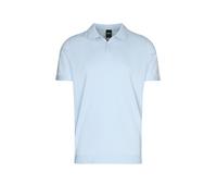 BOSS Polo in maglia di misto cotone con lavorazione bodymapping - Style KN_Momentum-Lite PS, 50558353 Celeste L