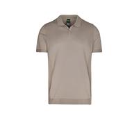 BOSS Polo in maglia di misto cotone con lavorazione bodymapping - Style KN_Momentum-Lite PS, 50558353 Marrone chiaro XL