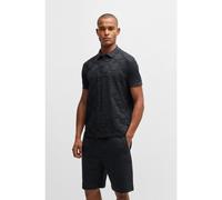 BOSS Polo Paddy con vestibilità relaxed fit in cotone mercerizzato con impunture - Style Paddy HexaQuilt, 50533239 Blu scuro S