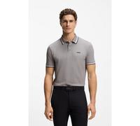 BOSS Polo Paddy in piqué di cotone - Style Paddy, 50469055 Grigio chiaro L