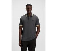 BOSS Polo Paddy in piqué di cotone - Style Paddy, 50469055 Grigio scuro L