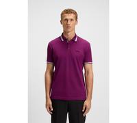 BOSS Polo Paddy in piqué di cotone - Style Paddy, 50469055 Rosa scuro 5XL