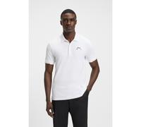 BOSS Polo Paddy sportiva in cotone mercerizzato con dettagli effetto reticolo - Style Paddy BOSS Open 25, 50545707 Bianco S