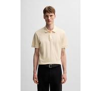 BOSS Polo Pallas in piqué di cotone con logo - Style Pallas, 50468362 Arancio chiaro L