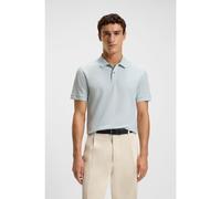 BOSS Polo Pallas in piqué di cotone con logo - Style Pallas, 50468362 Celeste L