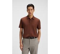BOSS Polo Pallas in piqué di cotone con logo - Style Pallas, 50468362 Marrone XL