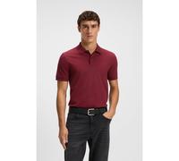 BOSS Polo Pallas in piqué di cotone con logo - Style Pallas, 50468362 Rosso scuro M